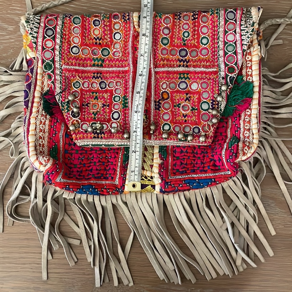 Calypso St Barth Boho Fringe Multi Purse - Picture 6 of 8